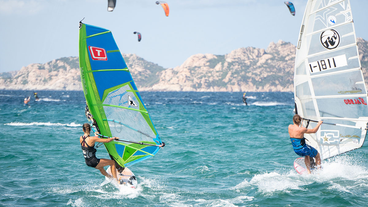 FH Academy windsurf school in Sardinia